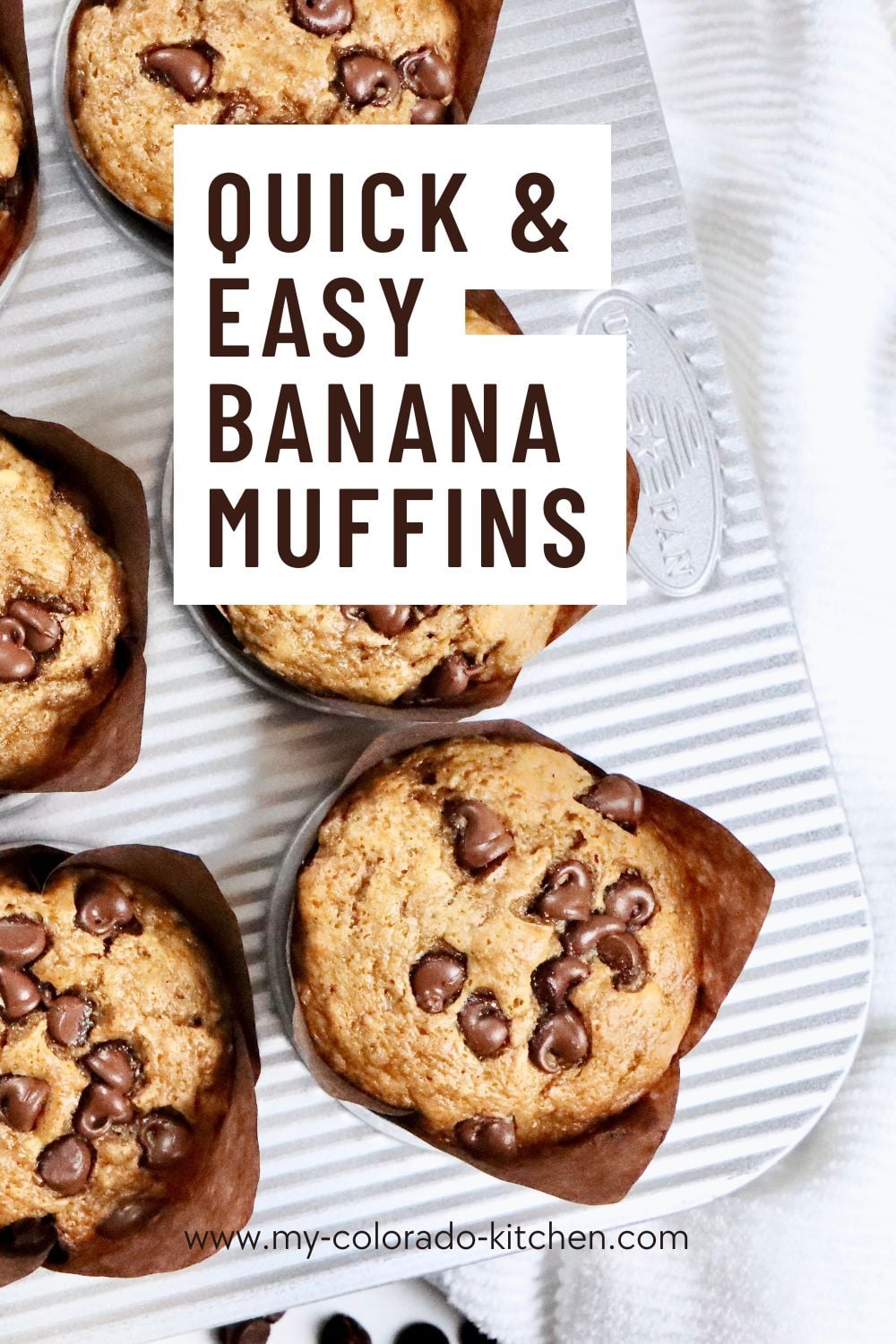 Soft and fluffy sourdough banana muffins made from scratch with ripe bananas and sourdough discard.